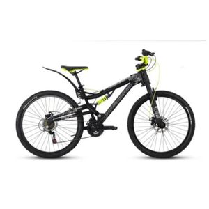 Bicicleta Mercurio Dh Kaizer 26 Negro Verde 2022 Freno De Disco ENDOMEX