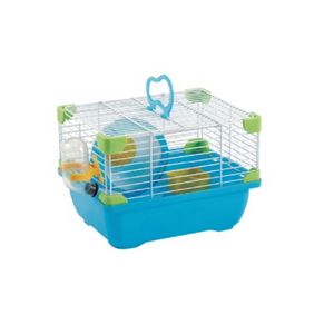 Jaula Plastica Hamster Land Azul Puerta Superior Sunny