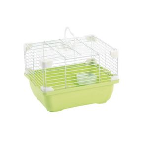 Jaula Plástica Hamster Land Verde Tazon Comida Mascota Sunny