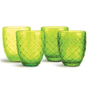 Set de 4 vasos Tissu Verde Kyuden Home