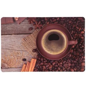 Set de 12 Manteles Ind. Printed Café en grano 30x45 cms CasaMia