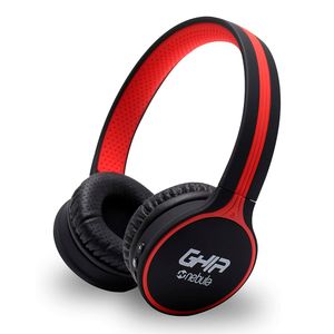 Audífonos Bluetooth de Diadema, Ghia N1, con Manos Libres, Rojo