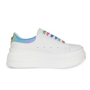Tenis Sneakers Unisex Pride Blancos Casual Moda Colores Lovely Shoes