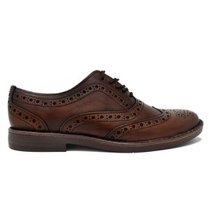 Bostoniano Warlock de Piel Café para Caballero