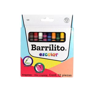 Crayones C/12 12R Barrilito